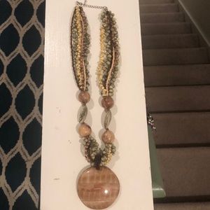 Beautiful shell necklace.